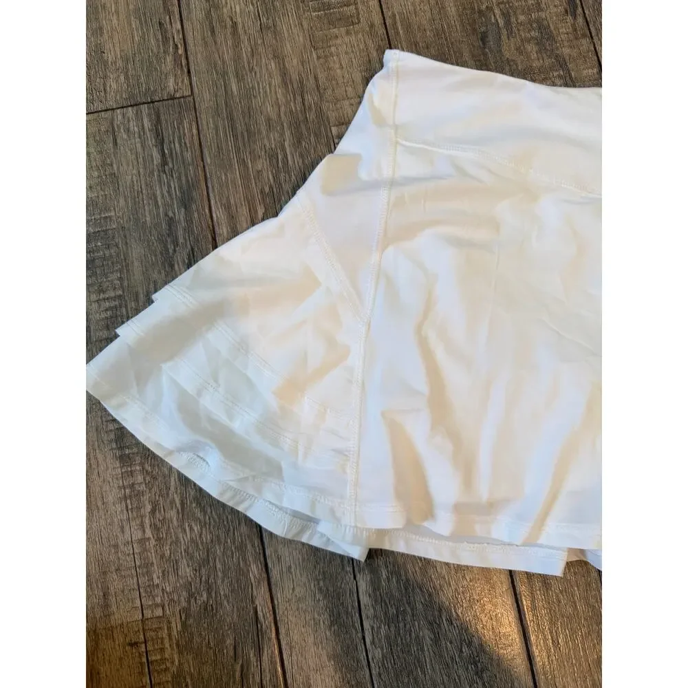 Free People Movement Skort Tennis Active Girly Skirt White Size XS